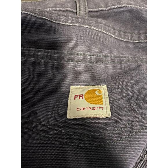 Carhartt FR Pants Mens 38x34 Dark Navy Flame Resistant Utility Work CAT 2 FRB159 - Picture 4 of 11